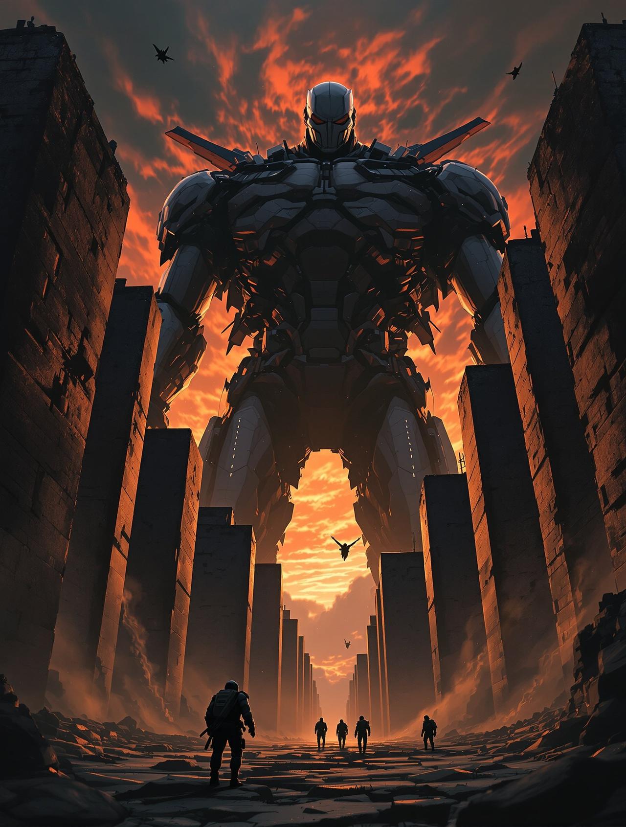 进击的巨人漫画封面 - 超大型巨人突破城墙
