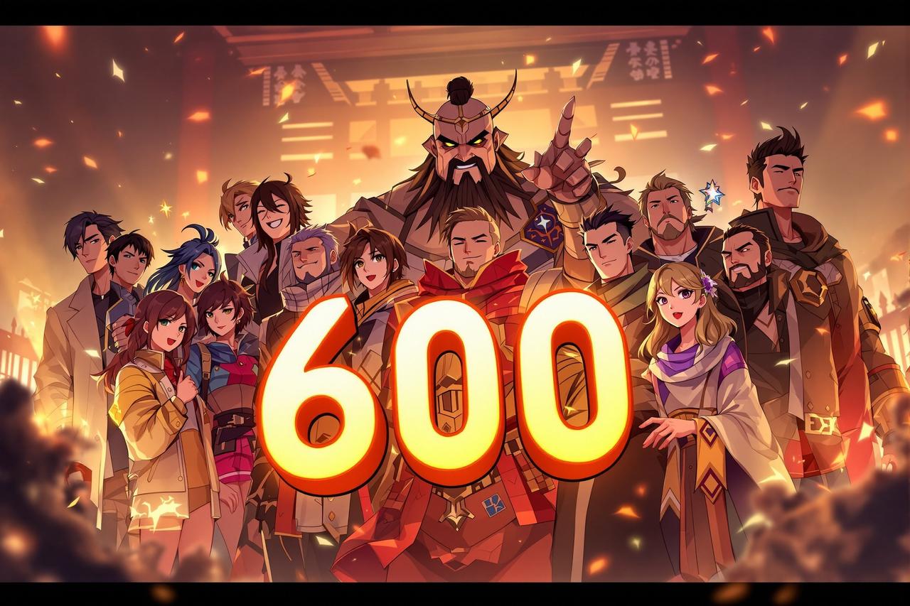 一人之下漫画突破600话庆祝海报